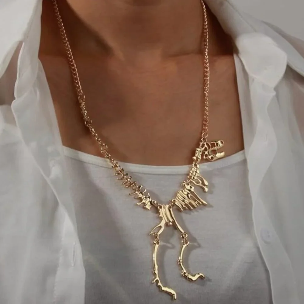 Dinosaur Skeleton Necklace